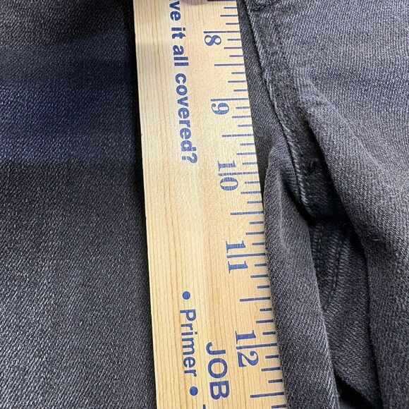 SPANX Jeans Size Medium Tall MT Ankle Straight Leg Denim Vintage Black - Picture 6 of 9